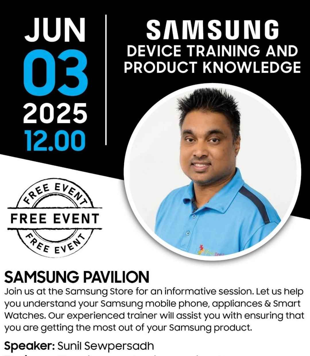 SAMSUNG WESTVILLE PAVILLION 03 JUNE 2025