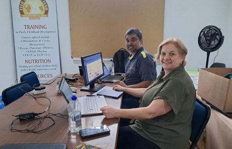WordPress Training On-Site at Feed The Babies Fubd